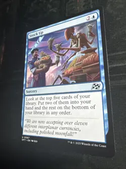 MTG Magic the Gathering Stock Up Aetherdrift NM 0067 - Image 3