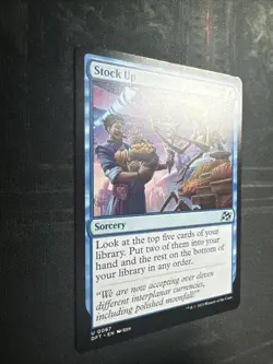 MTG Magic the Gathering Stock Up Aetherdrift NM 0067 - Image 4