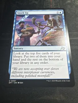 MTG Magic the Gathering Stock Up Aetherdrift NM 0067 - Image 5