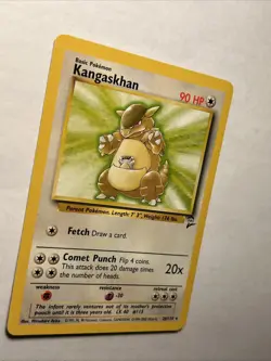 Kangaskhan 26/130 Base Set 2 2000 Pokemon TCG Non Holo Rare Card Vintage WOTC LP - Image 4