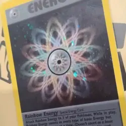 Pokemon Card TCG Rainbow Energy 17/82 Team Rocket Holo Vintage WOTC 1999 MP/HP - Image 3