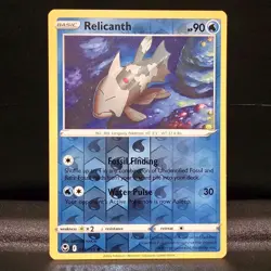 Relicanth 044/195 Pokemon Silver Tempest SWSH Reverse Holo Common Card NM - Image 1