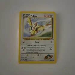 🌪 Koga’s Pidgey 80/132 Gym Challenge WOTC 2000 Vintage Pokemon Card NM/Mint 🪶 - Image 1