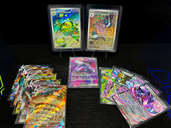 Pokemon 13 Card Lot - 3 Full Arts, 5 EX & 5 VMAX - NM Pack Fresh - Cards Shown - Image 1