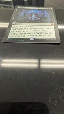 Necropotence Iconic Masters Foil Magic Card - Image 4
