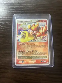 Magmortar LV.X 123/123 Holo Rare 2007 D&P Mysterious Treasures Pokemon Card- LP - Image 1