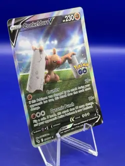 Conkeldurr V 074/078 Pokemon GO Alternate Full Art Holo Pokemon TCG Card - Image 2