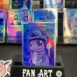 NEW HOLO Charmander Pokemon x Van Gogh Black Star Promo ACG Art Card - Image 1