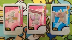 Timburr Gurdurr Conkeldurr Pokemon Frenda Card Japanese Tag Tip Pick Nintendo - Image 1