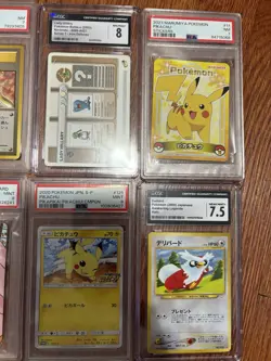 HUGE Vintage & Modern Graded Pokemon Card and Stickers Lot - Image 2