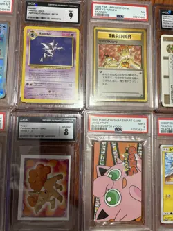 HUGE Vintage & Modern Graded Pokemon Card and Stickers Lot - Image 3