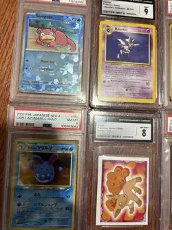 HUGE Vintage & Modern Graded Pokemon Card and Stickers Lot - Image 4