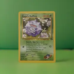 Pokemon TCG Koga's Koffing Card #79/132 Gym Challenge LP - Image 1