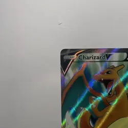 Pokemon Charizard v Full Art Ultra Rare Holo Card 153/172 Brilliant Stars - Image 5