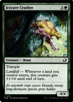Icecave Crasher - FOIL - Edge of Eternities - MTG - Image 1