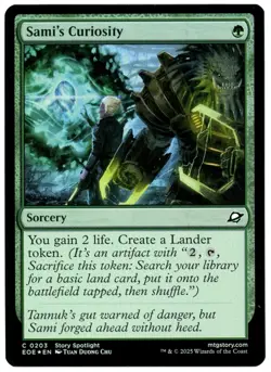 Sami's Curiosity - FOIL - Edge of Eternities - MTG - Image 1