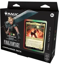MTG Magic the Gathering: Final Fantasy Limit Break Commander Deck NEW Cloud - Image 1