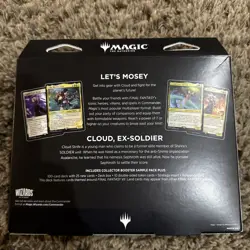 MTG Magic the Gathering: Final Fantasy Limit Break Commander Deck NEW Cloud - Image 2