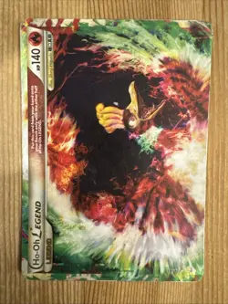 Ho-Oh LEGEND (Top) 111/123 Ultra Rare - HGSS Base Set - Pokemon TCG DAMAGED - Image 1