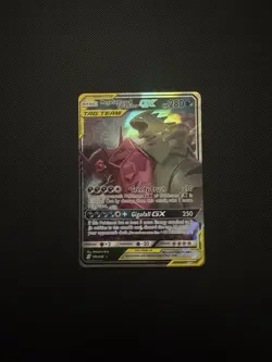 2019 Pokemon TCG Sun and Moon Mega Sableye Tyranitar GX Unified Minds - Image 1