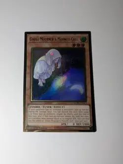 Yugioh Ghost Mourner & Moonlit Chill MGED-EN023 Gold Rare Alt Art 1st Ed NM - Image 4