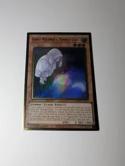 Yugioh Ghost Mourner & Moonlit Chill MGED-EN023 Gold Rare Alt Art 1st Ed NM - Image 5