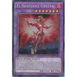 YUGIOH El Shaddoll Grysta - NECH-EN048 - Secret Rare 1st Edition NM - Image 1