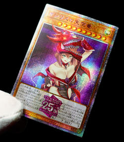Yugioh Slifer The Sky Dragon Quarter Century Rare Full Alt Art Sexy Waifu Custom - Image 5