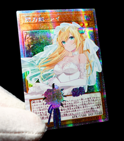 Yugioh Sky Striker Ace - Raye Roze Set QCR Rare Alt Art Holo Sexy Waifu Custom - Image 4