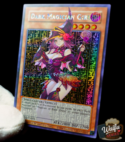 Yugioh Dark Magician Girl Secret Rare Full Alt Art Holo Sexy Waifu Custom Card - Image 1