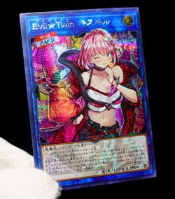 Yugioh Evil Twin Ki-sikil Lil-la Set Full Alt Art Secret Rare Sexy Waifu Custom - Image 4