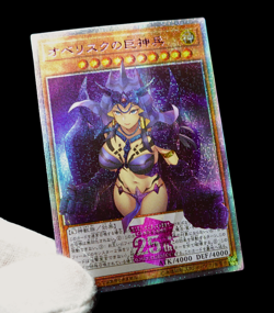 Yugioh Obelisk The Tormentor Quarter Century Rare Full Alt Art Sexy Waifu Custom - Image 5