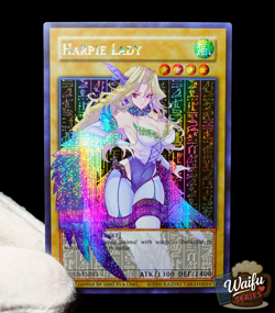 Yugioh Harpie Lady Mai Valentine Secret Rare Alt Art Holo Sexy Waifu Custom Card - Image 1