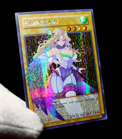 Yugioh Harpie Lady Mai Valentine Secret Rare Alt Art Holo Sexy Waifu Custom Card - Image 3
