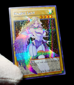 Yugioh Harpie Lady Mai Valentine Secret Rare Alt Art Holo Sexy Waifu Custom Card - Image 5