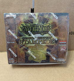 Yugioh Quarter Century STAMPEDE Booster Box 1st Edition Brand New 24 Packs - Image 1