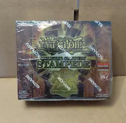 Yugioh Quarter Century STAMPEDE Booster Box 1st Edition Brand New 24 Packs - Image 1
