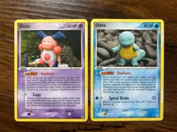 Pokemon Cards EX Delta Species 2005, 2 Ditto Cards - Image 2