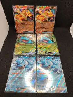Venusaur Charizard Blastoise ex Combo set 151c Pokemon Chinese 2025 6 cards - Image 1