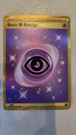 Pokemon TCG Basic Psychic Energy Scarlet & Violet 151 207/165 Holo Hyper Rare NM - Image 1