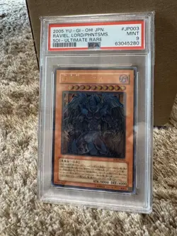 PSA 9 YuGiOh! Yugioh Raviel Lord of Phantasms Ultimate Rare SOIJP003 Japanese - Image 1