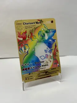 Charizard VMAX HP330 Metal Pokemon Card-Collectible Gift Display - Image 1