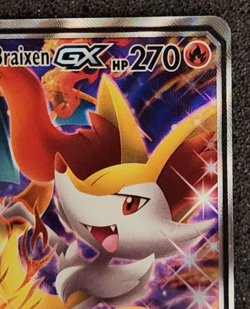 2019 Pokemon Black Star Promo Charizard & Braixen GX SM230 Tag Team NM-MT - Image 3
