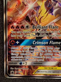 2019 Pokemon Black Star Promo Charizard & Braixen GX SM230 Tag Team NM-MT - Image 5