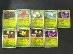2025 Pokemon Chinese 151C Parasect Gloom Metapod Butterfree 049/151 Lot*9 HZ - Image 1