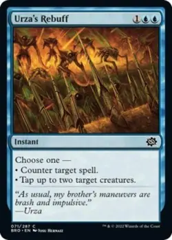 Urza's Rebuff -Foil Near Mint MTG The Brothers' War - Image 1