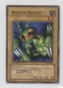 Basic Insect Spanish 1st Ed. YuGiOh Legend of Blue Eyes White Dragon 2002 0rq9 - Image 1