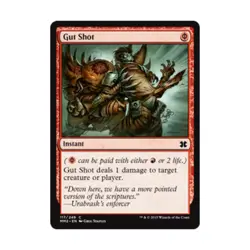 WOTC MtG Modern Masters 2015 Gut Shot (C) EX - Image 1
