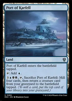 Port of Karfell - Commander: Murders at Karlov Manor MKC- MTG - NM - Magic - 280 - Image 1