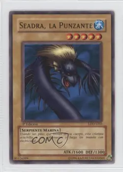 Spike Seadra Spanish 1st Ed. YuGiOh Legend of Blue Eyes White Dragon 2002 0t7 - Image 1